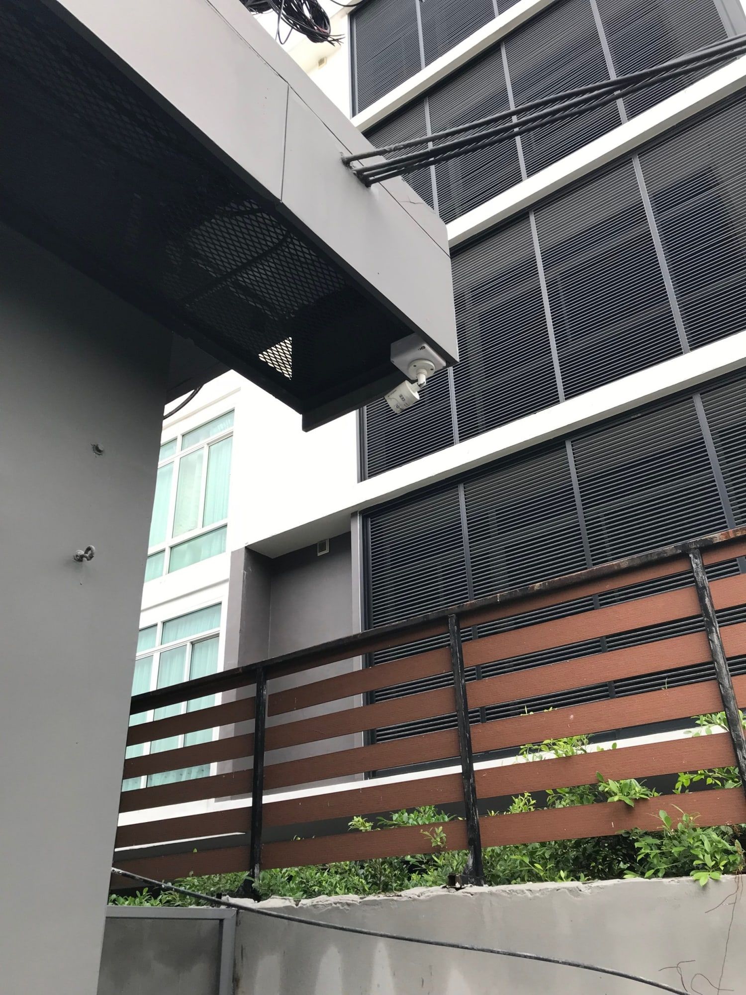กล้องที่มุมอาคาร